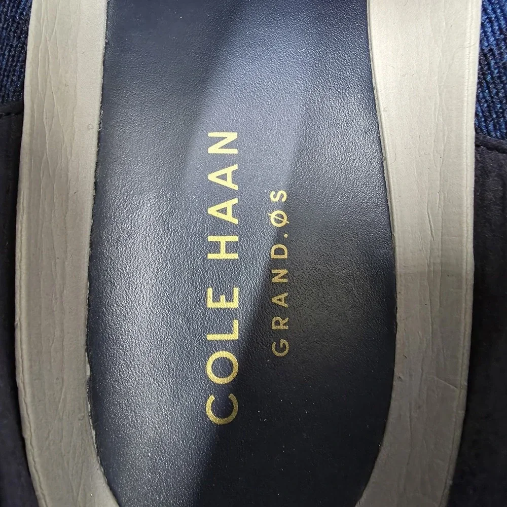 Cole Haan 4.Zerogrand Oxford Shoes Mens 9.5 M‎ Blue Stitchlite Wingtip Light